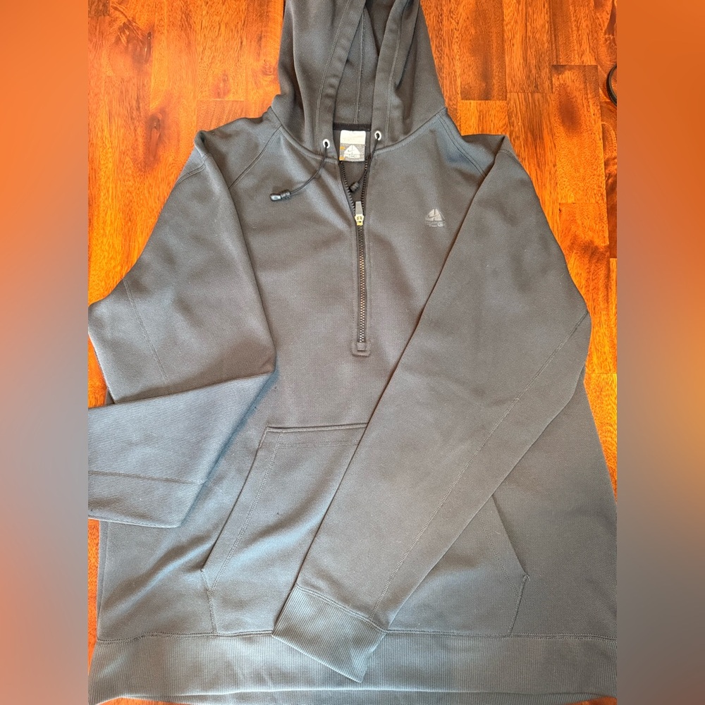 Nike ACG Gray Half Zip Hoodie Sweatshirt XXL